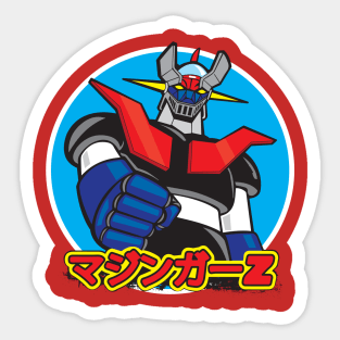 Mazinger Z Retro Sticker